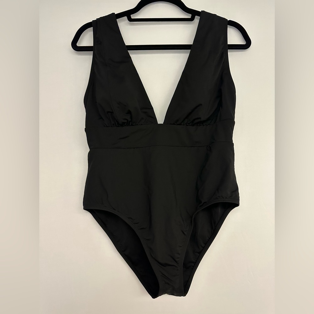 NWT Andie, The Mykonos Black Swimsuit, One-piece, Cheeky, Size XL